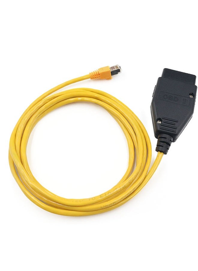 محول ENET OBD2 مع كابل إيثرنت RJ45 متوافق مع I-COM E-SYS، وE-SYS ICOM لسيارات BMW، كابل ENET، برمجة وتشخيص أعطال سلسلة F مع كابل إيثرنت - Image 4